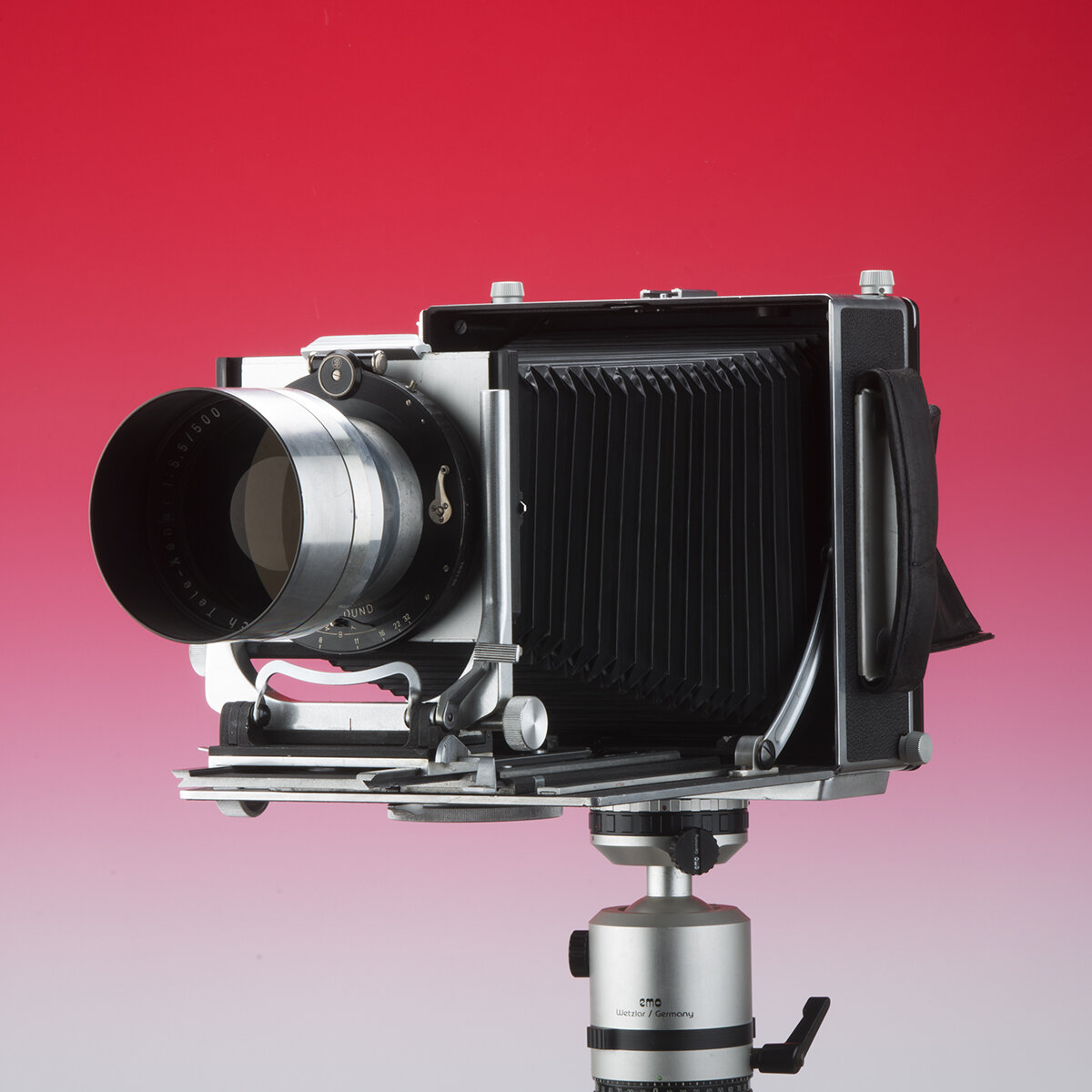 1954 Linhof Technika 5x7 Voigtlander APO Lanthar 21cm Schneider